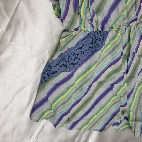 Victoria's Secret Multicolor Striped Romper XS - Picture 3 of 6